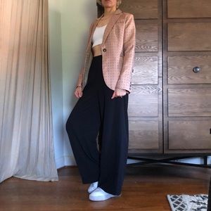 Small Farrow nude pink paisley blazer